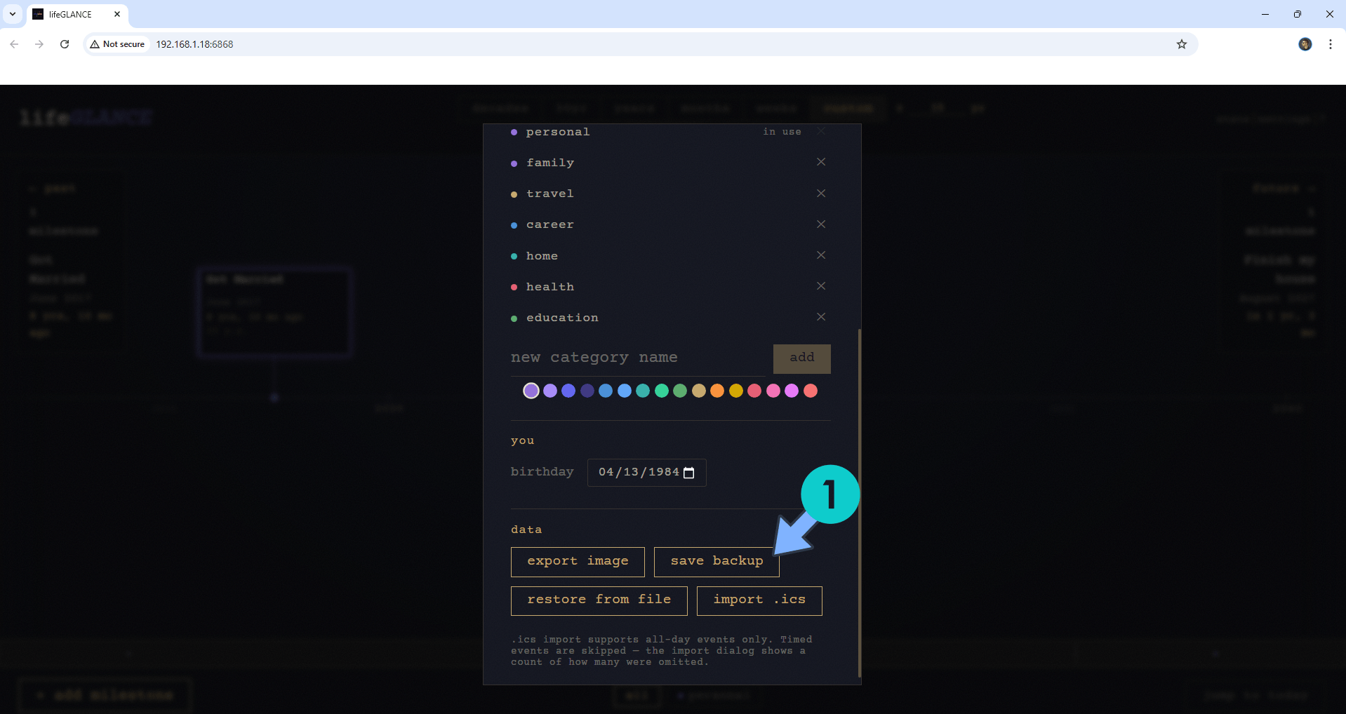 LifeGlance Synology NAS Set up 8
