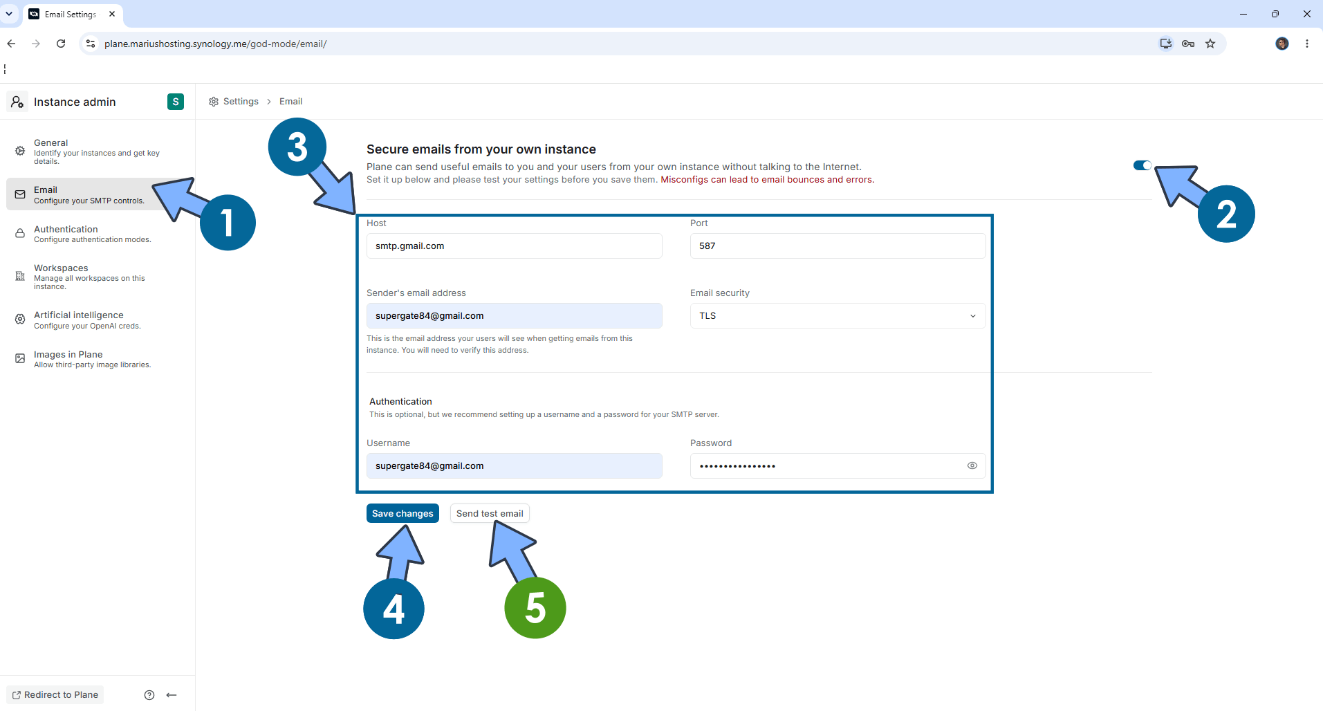 Plane Docker Email Notifications 1