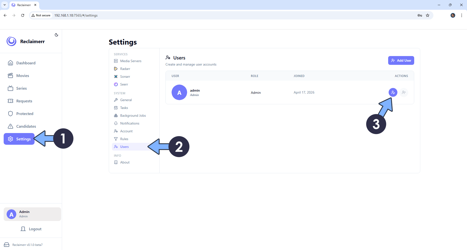 Reclaimerr Synology NAS Set up 7