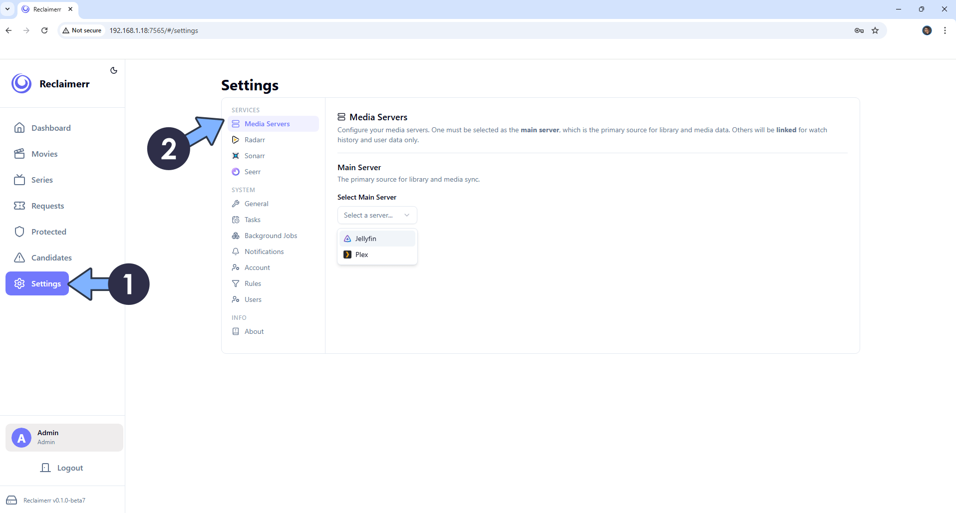 Reclaimerr Synology NAS Set up 8
