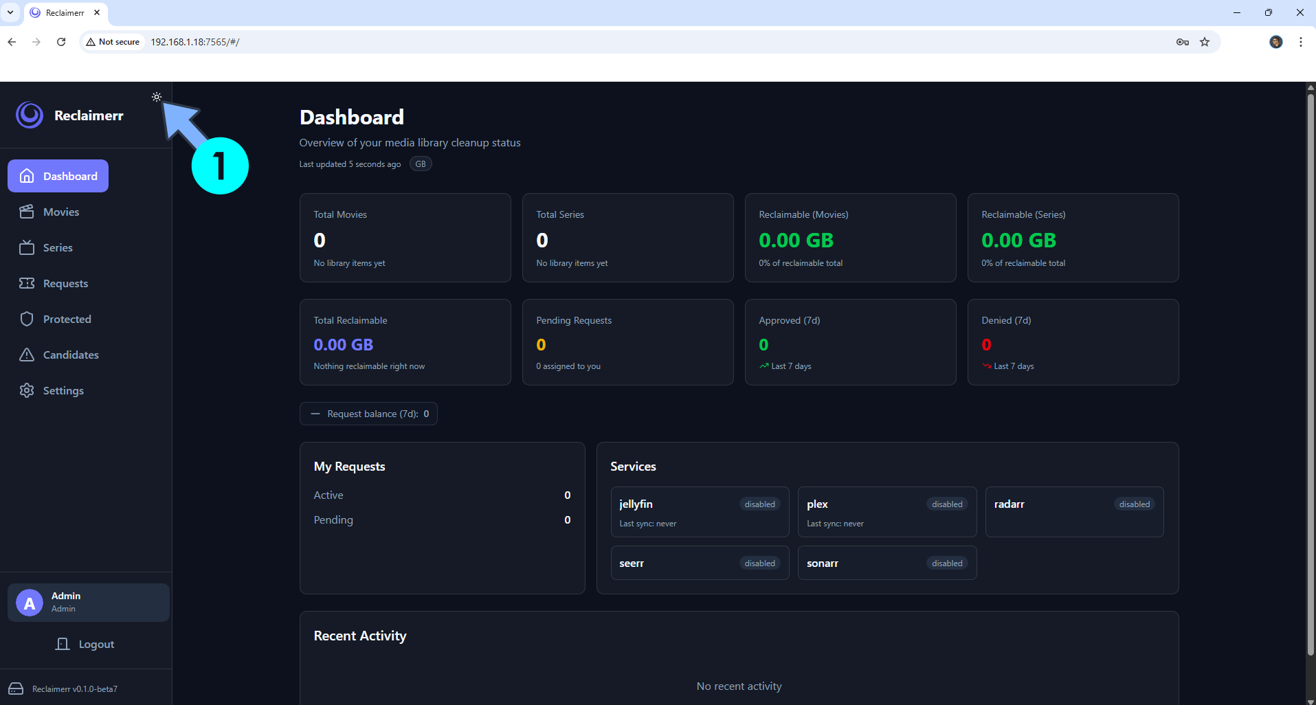 Reclaimerr UGREEN NAS Set up 9