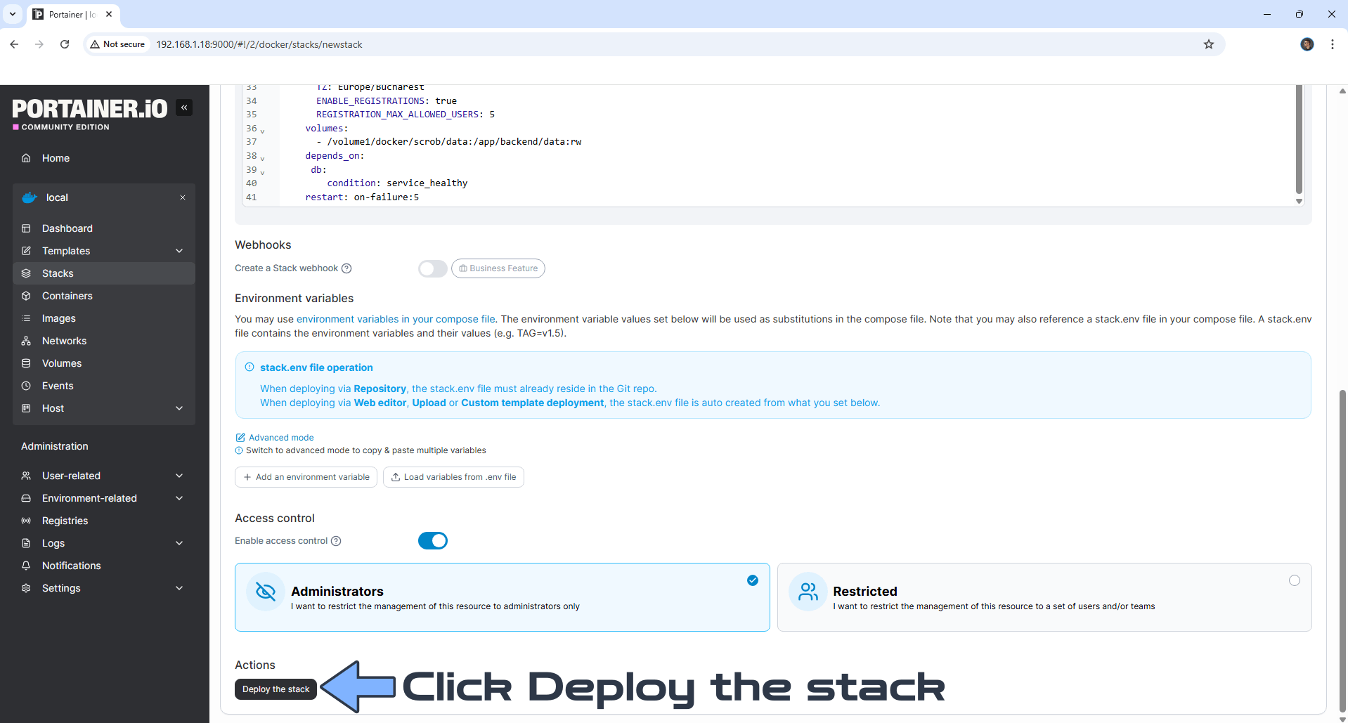 Scrob Synology NAS Set up 4