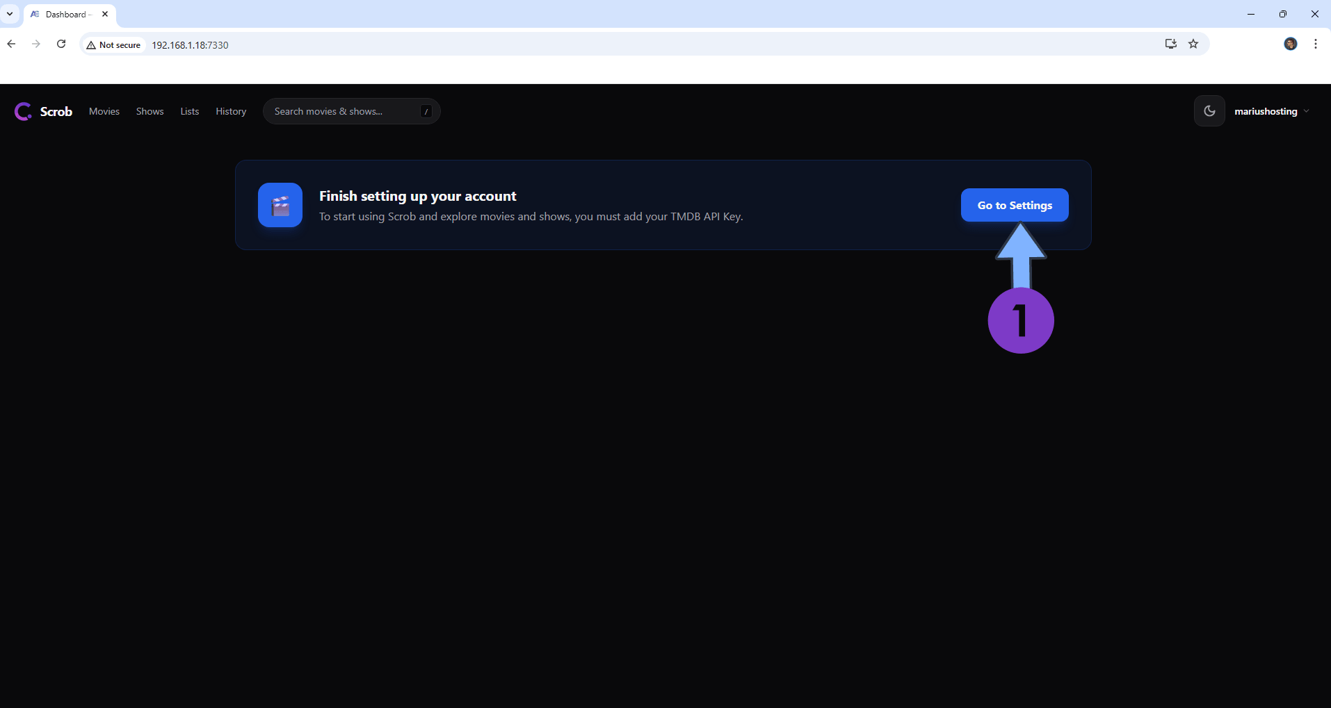 Scrob Synology NAS Set up 7