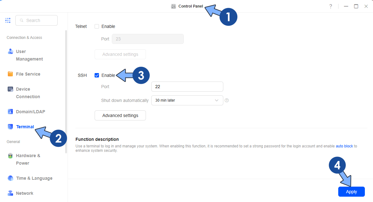 Termix UGREEN NAS Set up 6