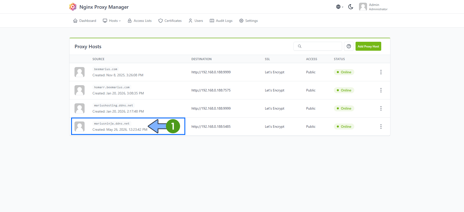 Invoice Ninja UGREEN NAS Set up 9