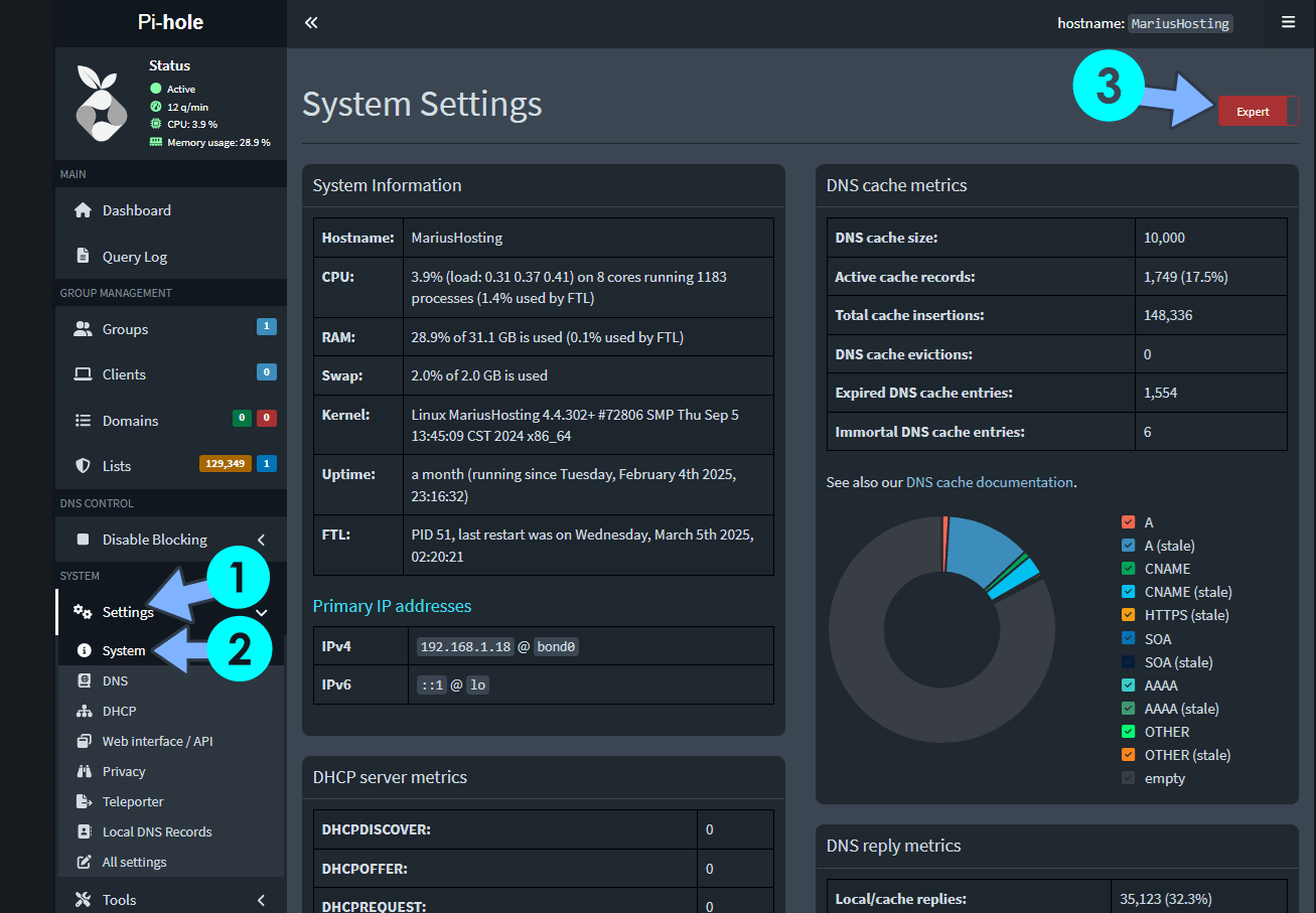 Pi-Hole Asustor NAS Set up 7