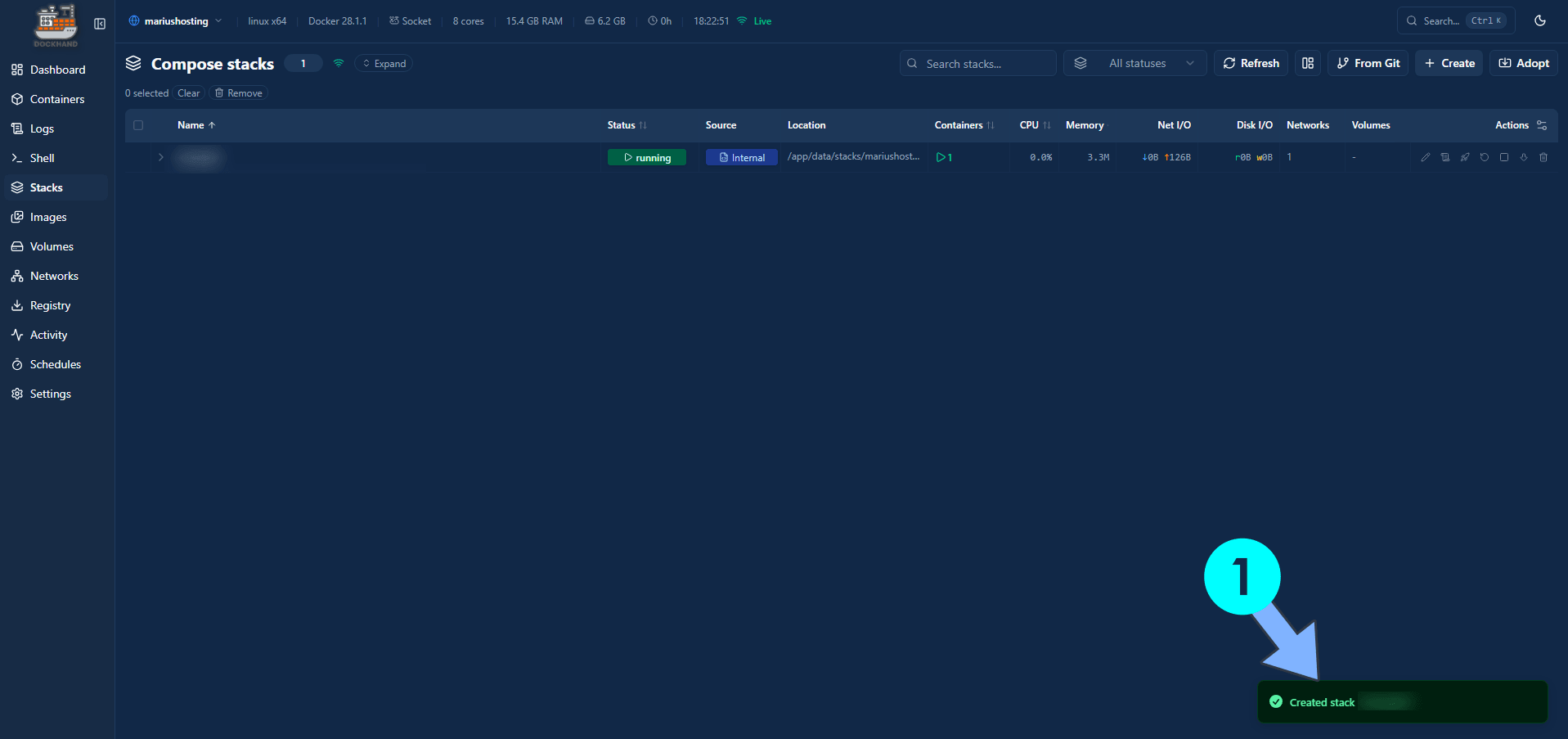 Ugreen NAS stack success