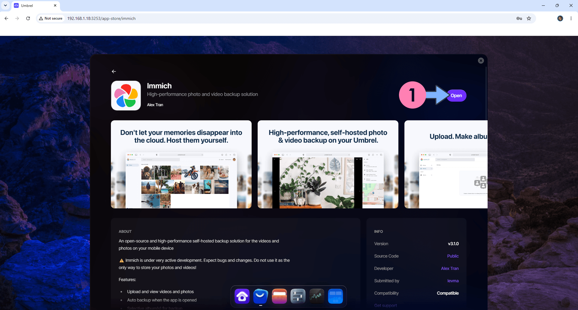 Umbrel OS Synology NAS Set up 10 new 2027