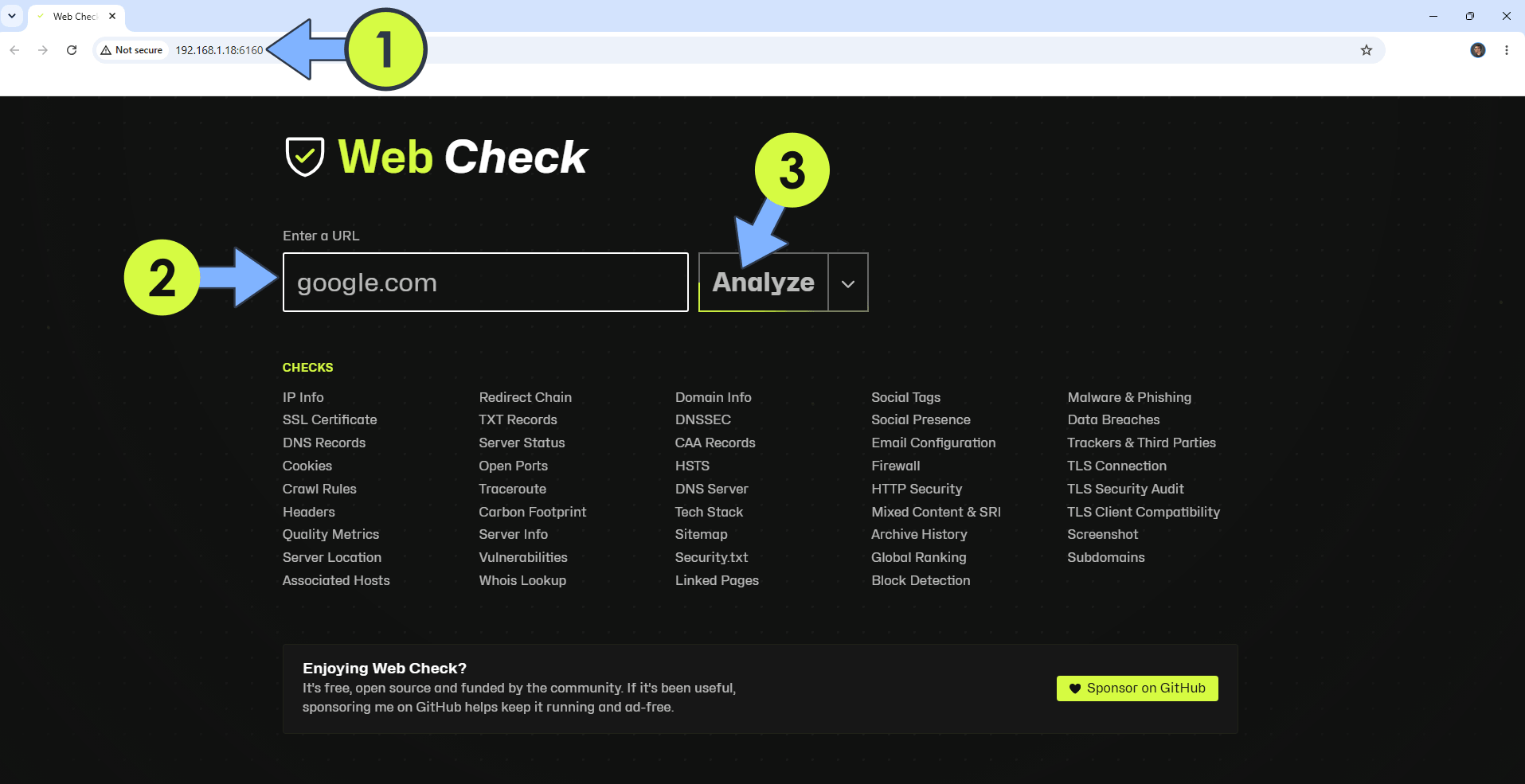 Web Check Synology NAS Set up 3 new 2028