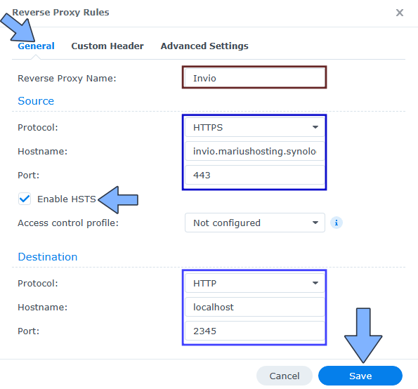Invio Synology NAS Set up 3 new 2027