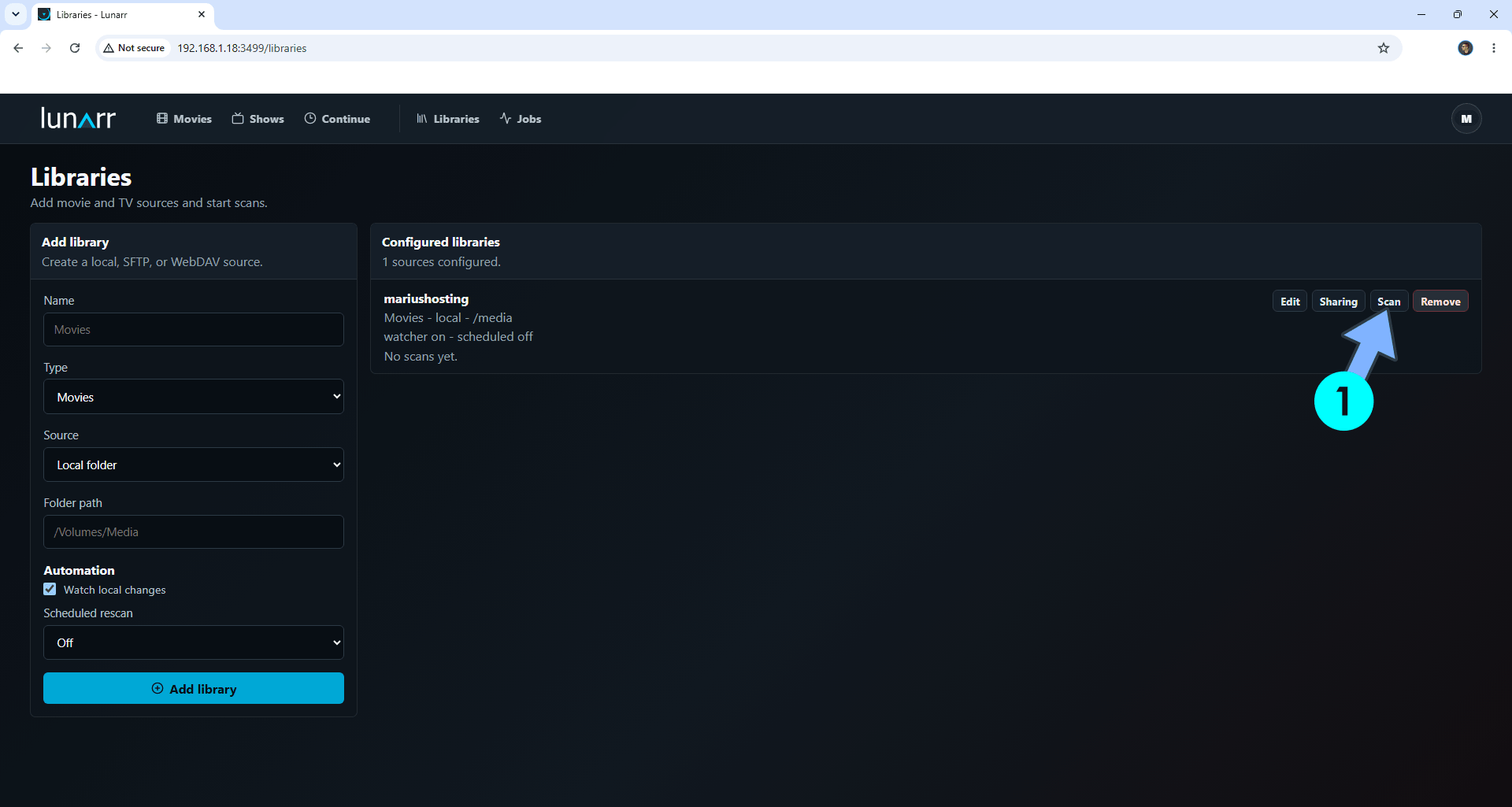 Lunarr Synology NAS Set up 7