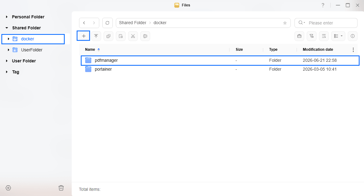 PDF Manager UGREEN NAS Set up 1