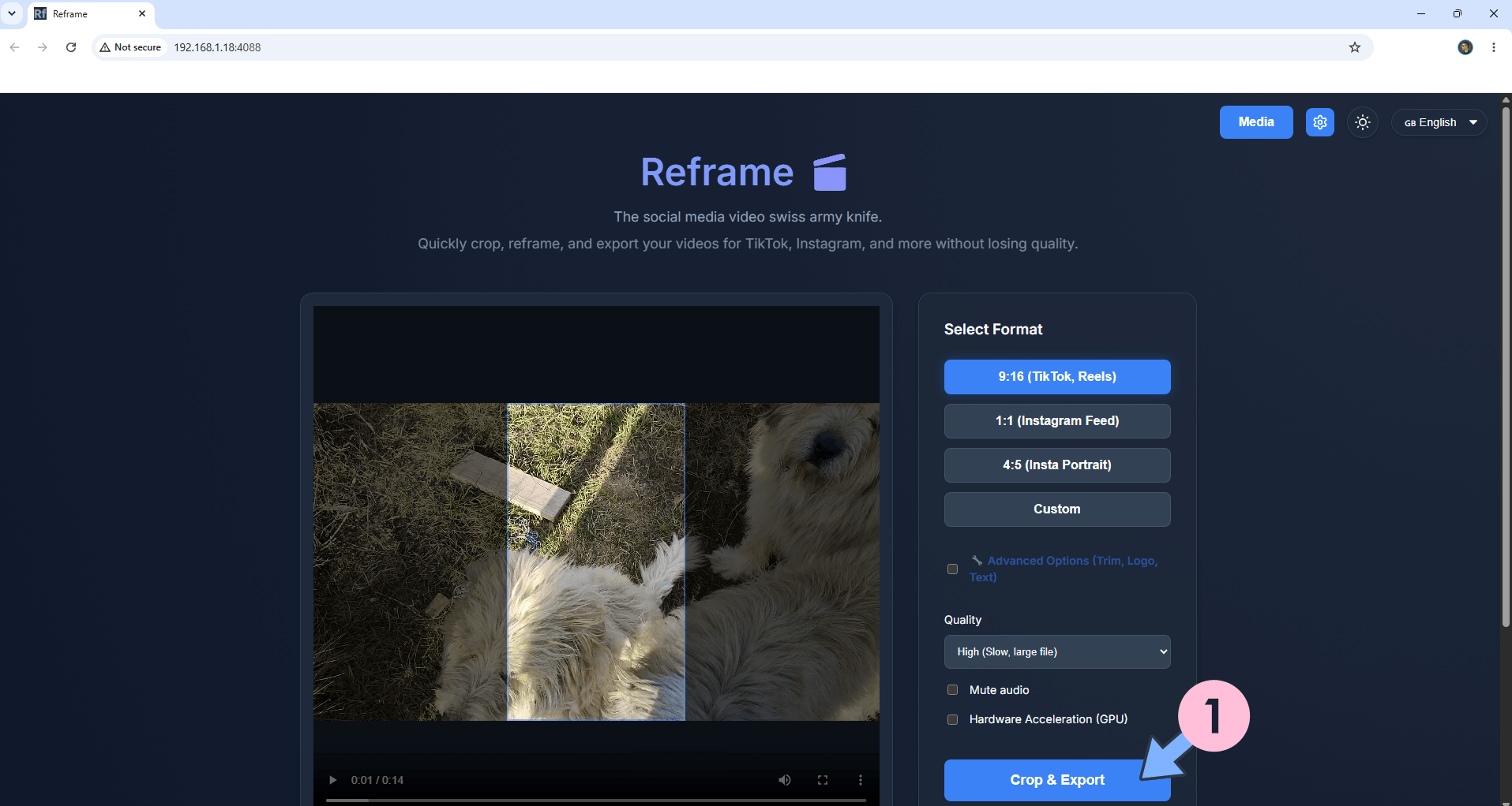 Reframe UGREEN NAS Set up 6
