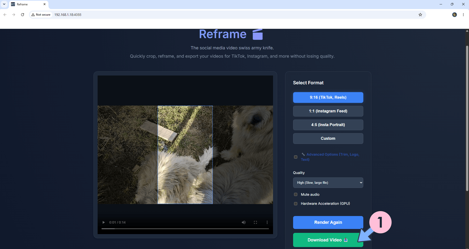 Reframe UGREEN NAS Set up 8