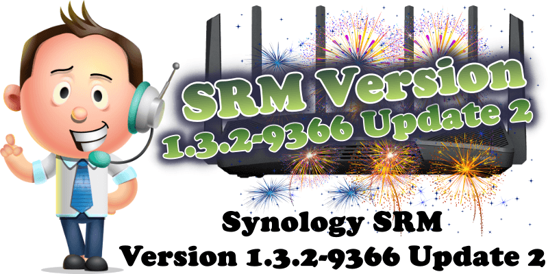 Synology SRM Version 1.3.2-9366 Update 2