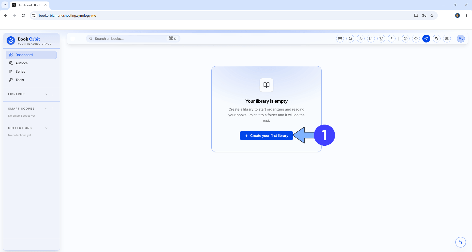 BookOrbit Synology NAS Set up 12