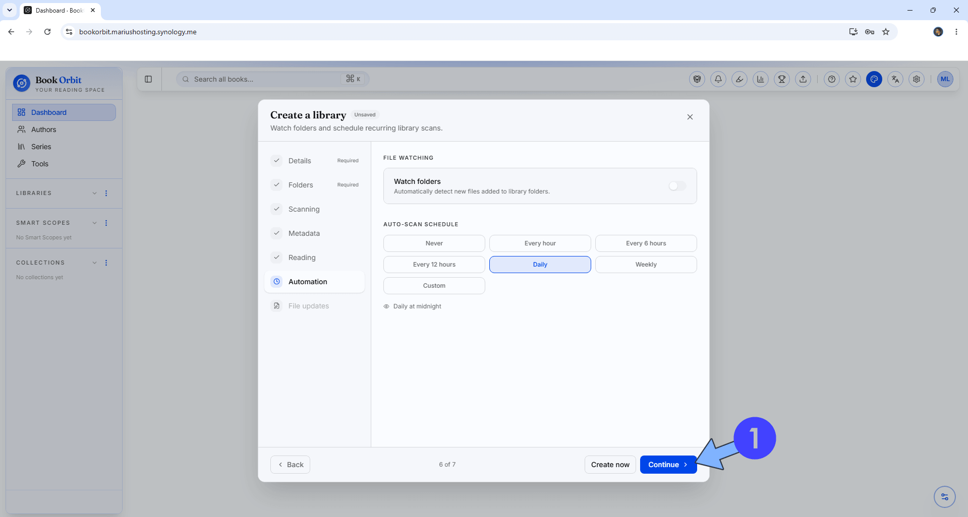 BookOrbit Synology NAS Set up 19