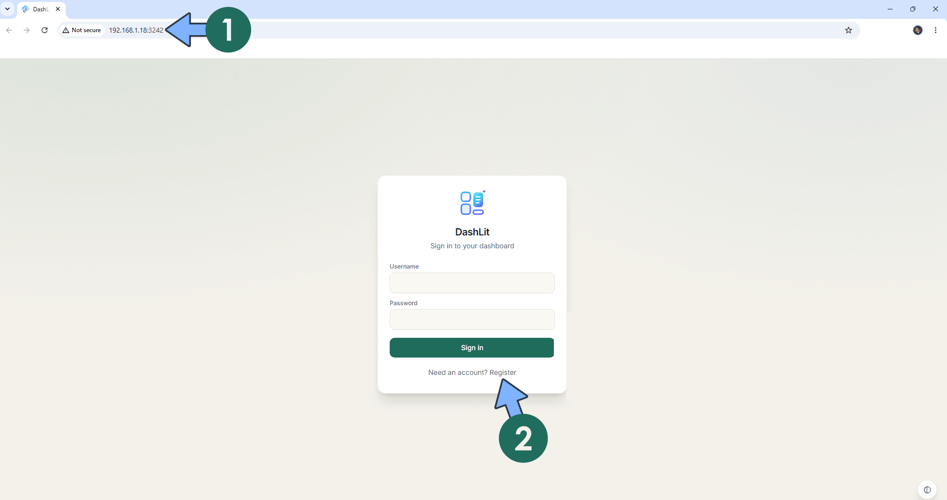 DashLit Synology NAS Set up 4 new 2028