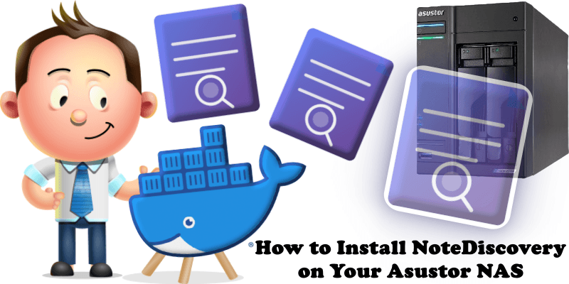 How to Install NoteDiscovery on Your Asustor NAS