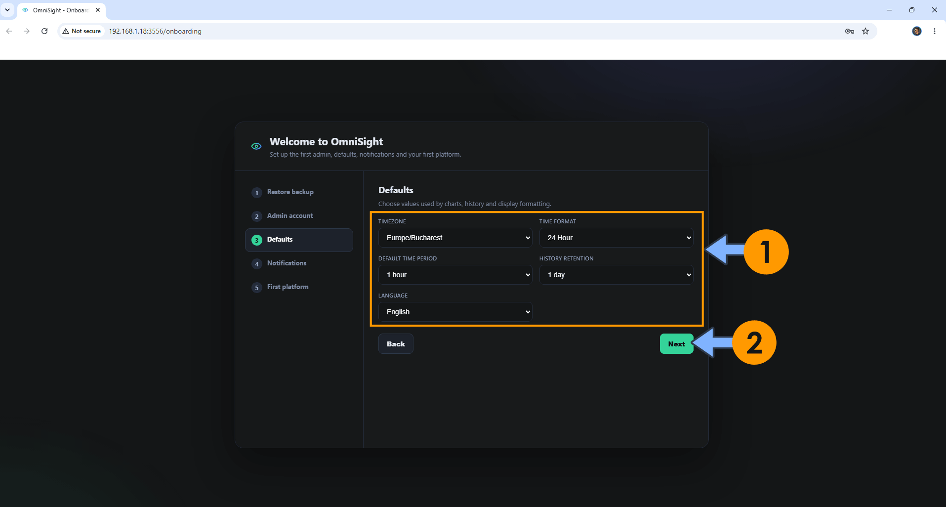 OmniSight Synology NAS Set up 7