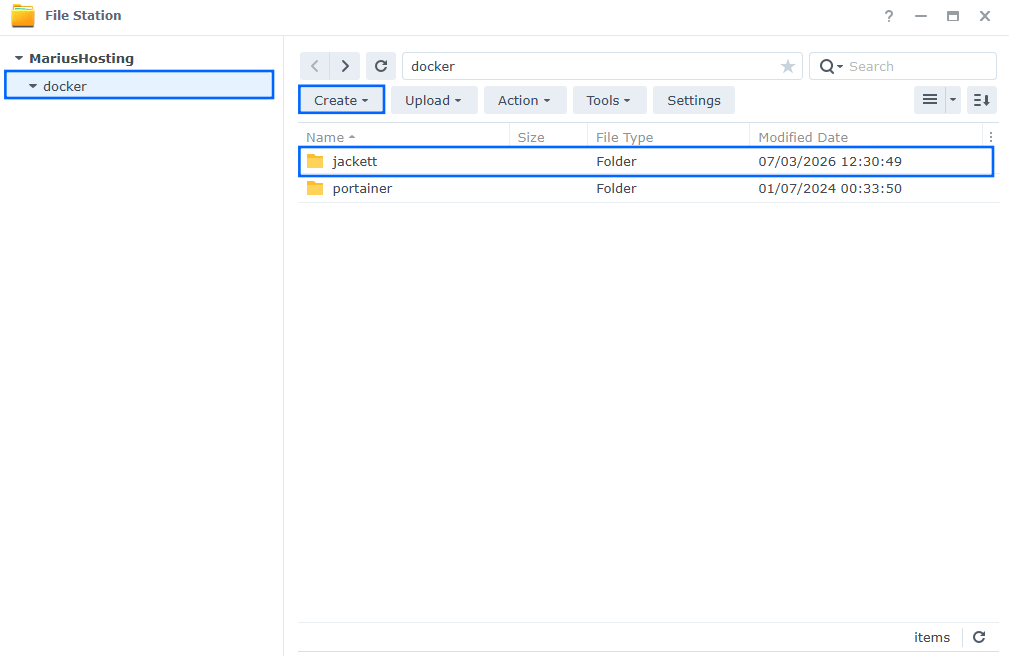 Trawl Synology NAS Set up 1