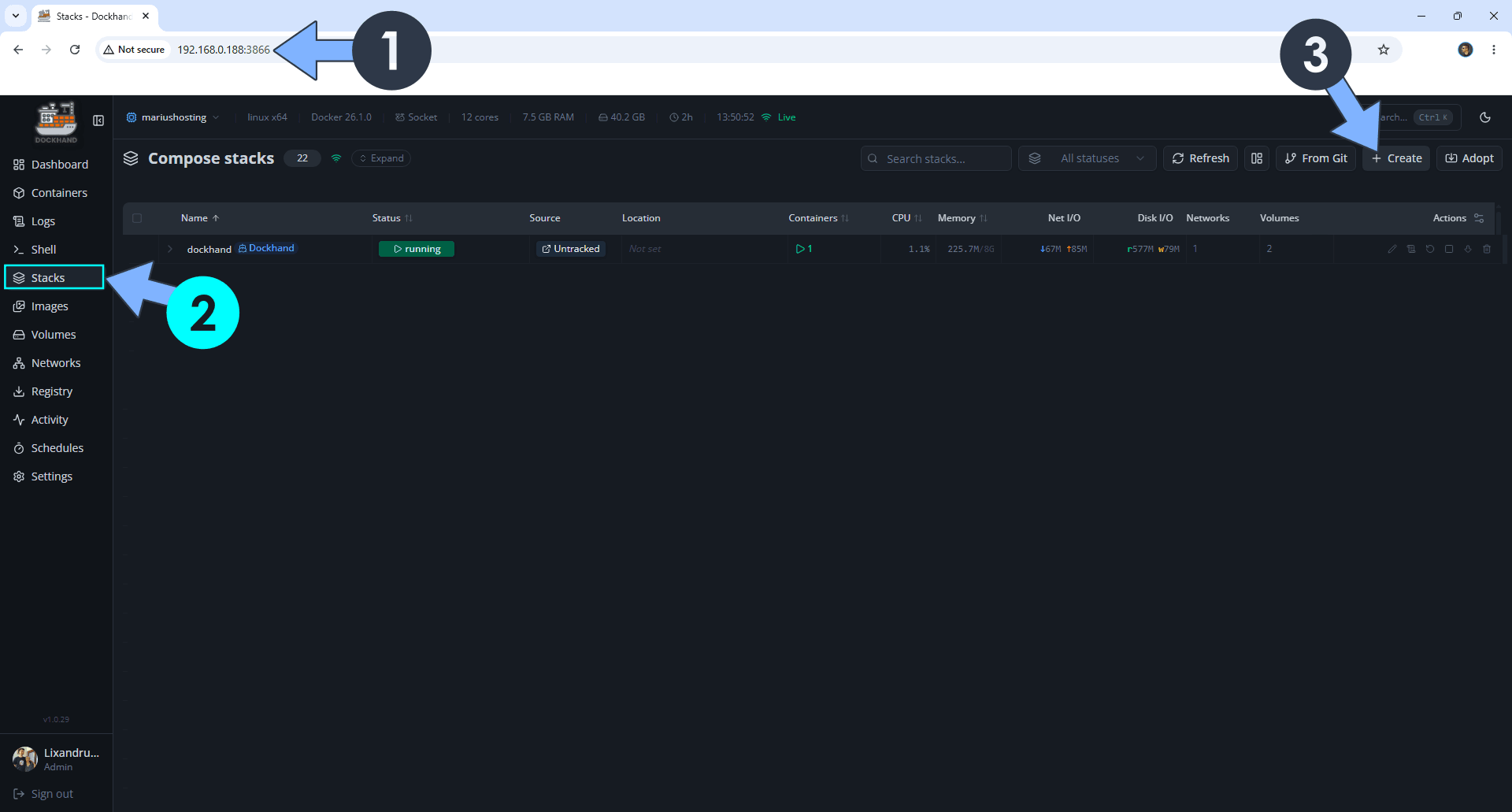 Authentik UGREEN NAS Add Stack