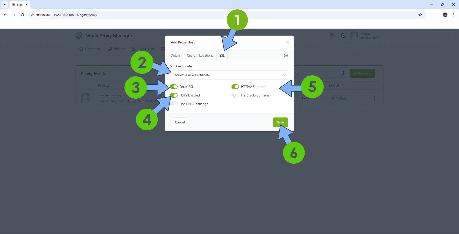 Dawarich UGREEN NAS Set up 7