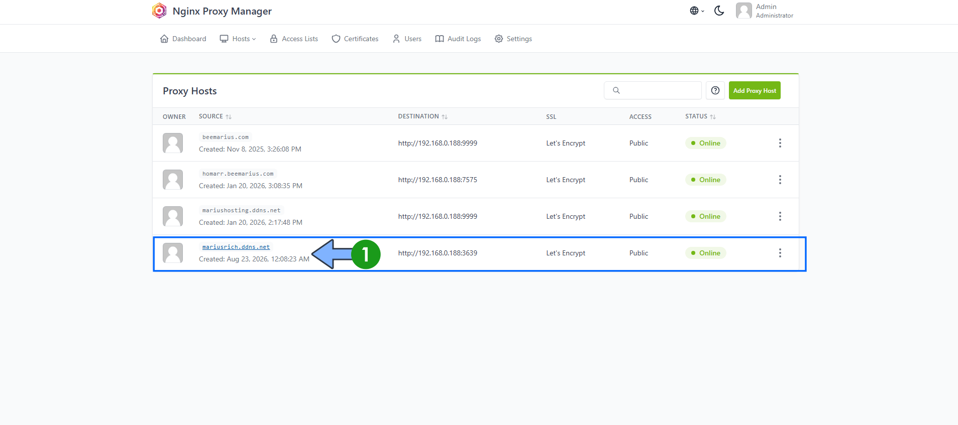 Dawarich UGREEN NAS Set up 8