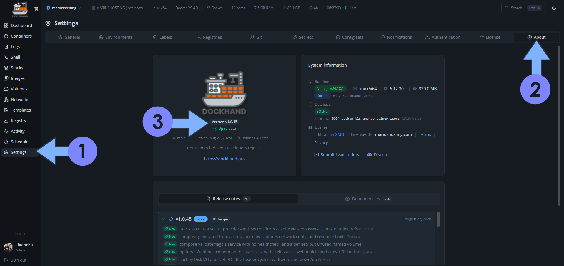 Dockhand 1.0.45