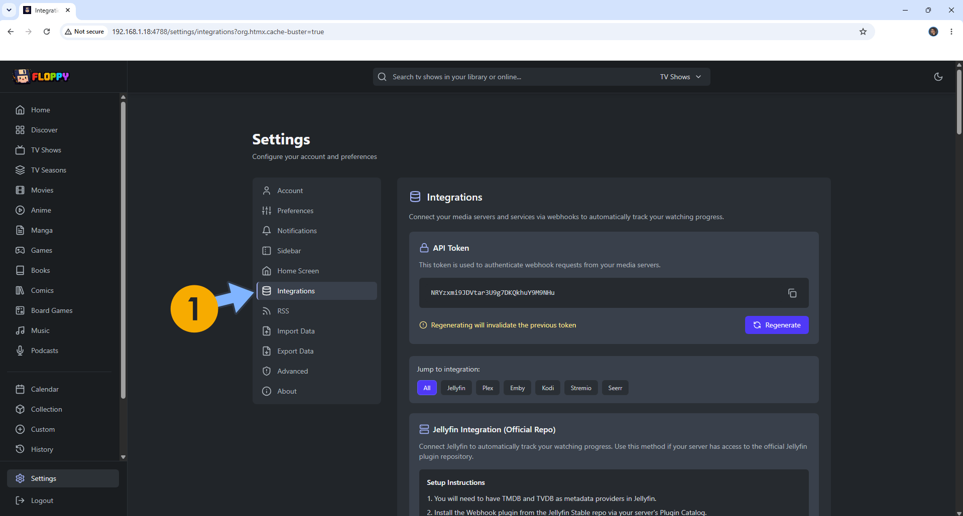 Floppy Synology NAS Set up 9