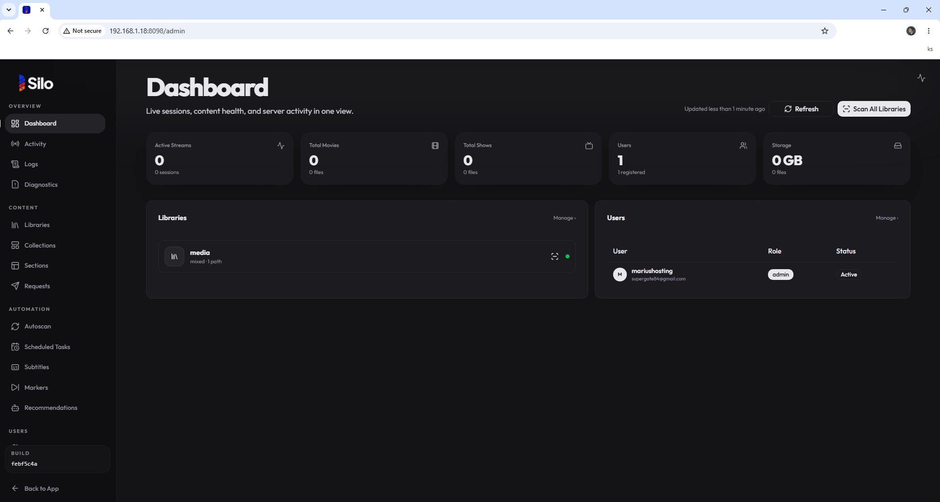 Silo Server Synology NAS Set up 17