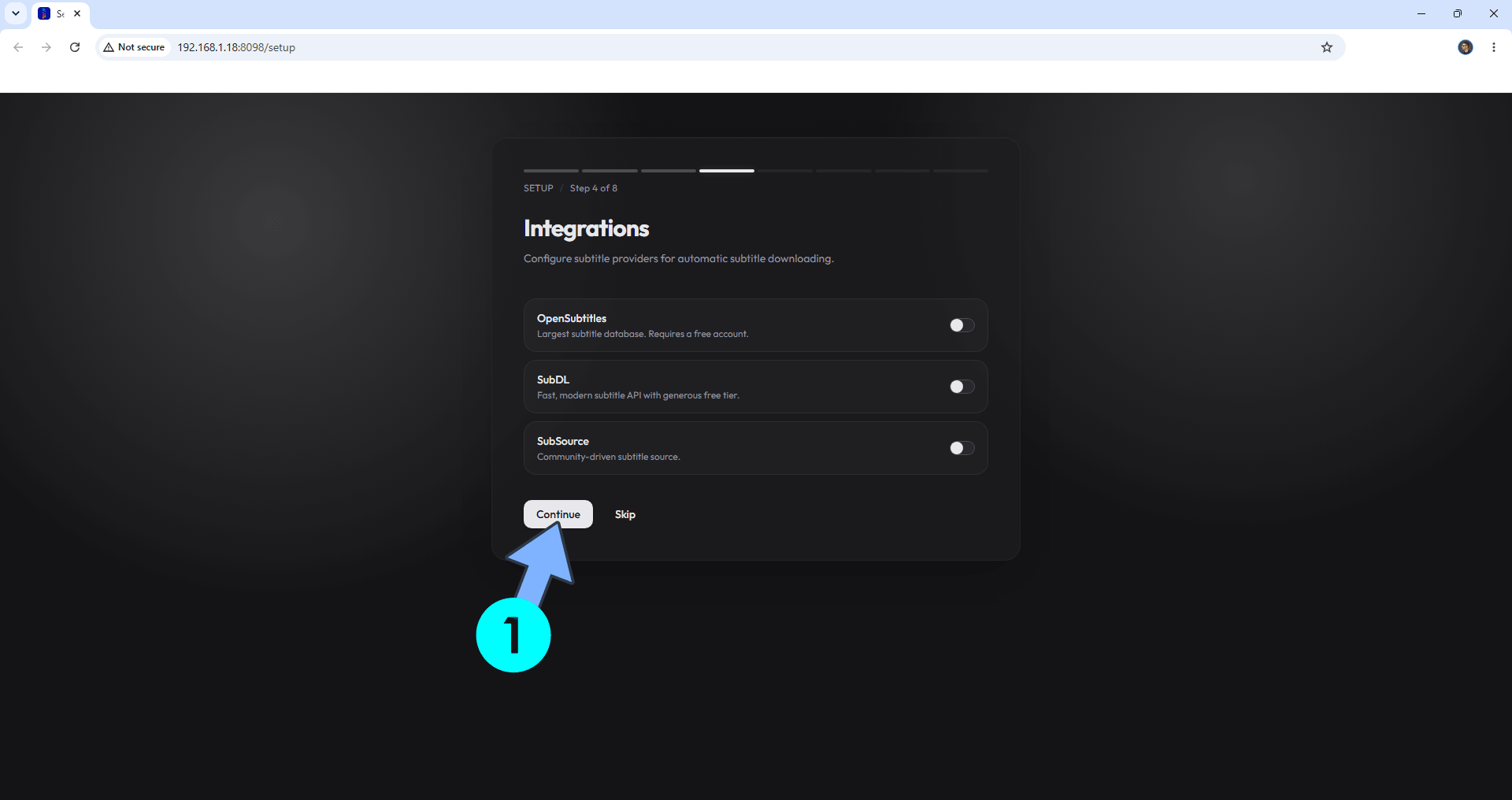Silo Server Synology NAS Set up 9