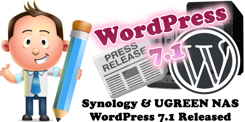 Synology & UGREEN NAS WordPress 7.1 Released