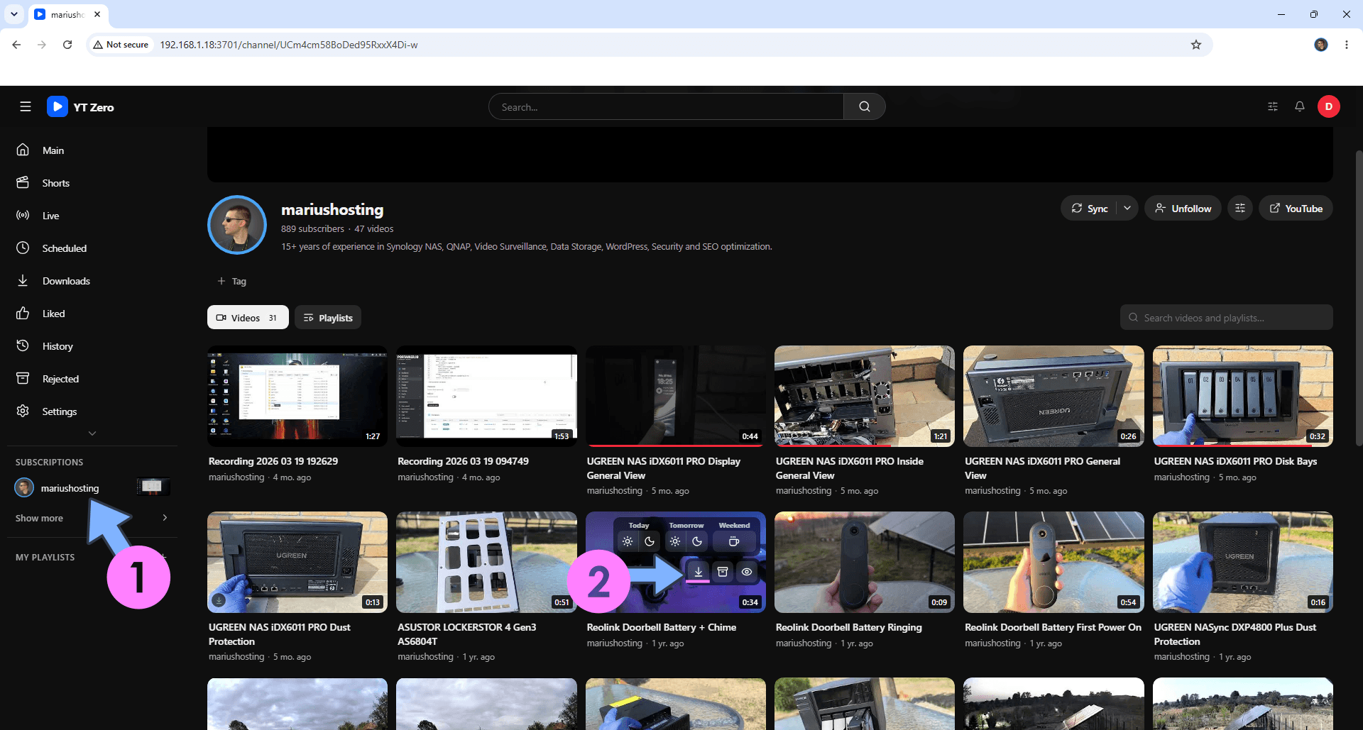 YT Zero UGREEN NAS Set up 7