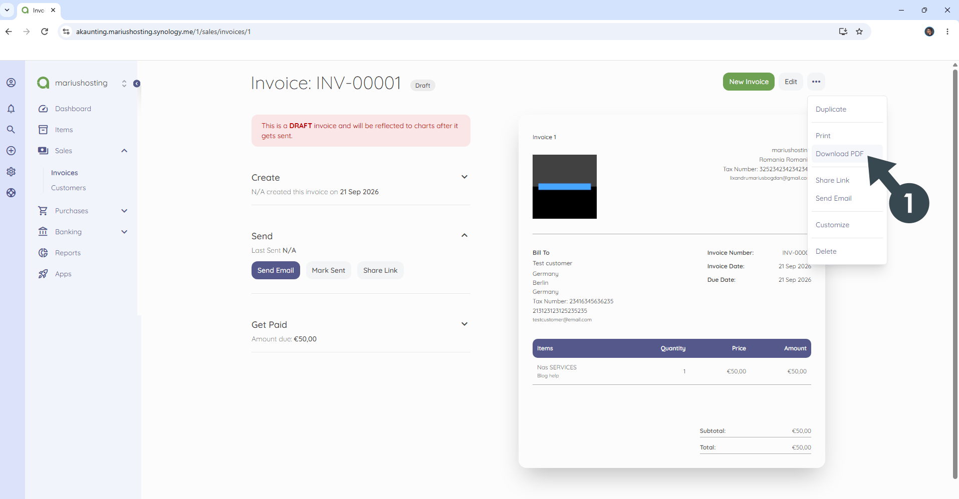 Akaunting Synology NAS Set up 19