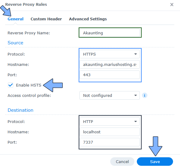 Akaunting Synology NAS Set up 3