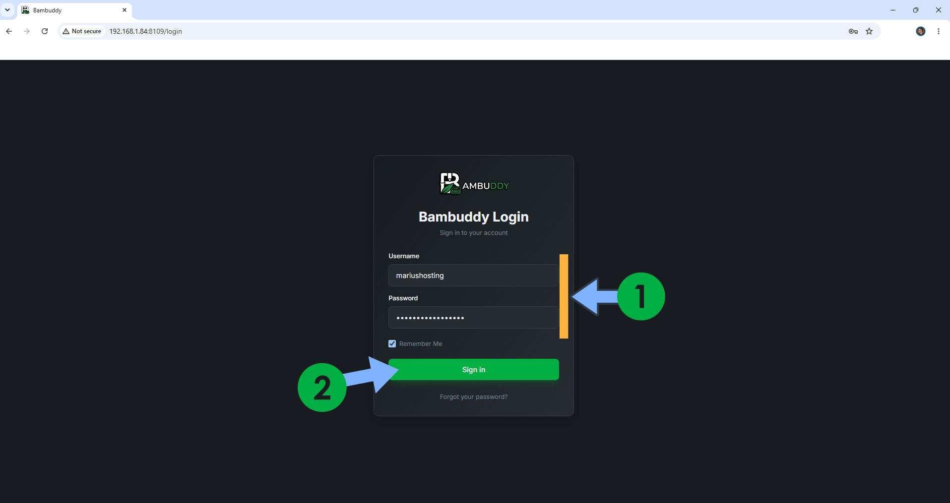 Bambuddy Asustor NAS Set up 6