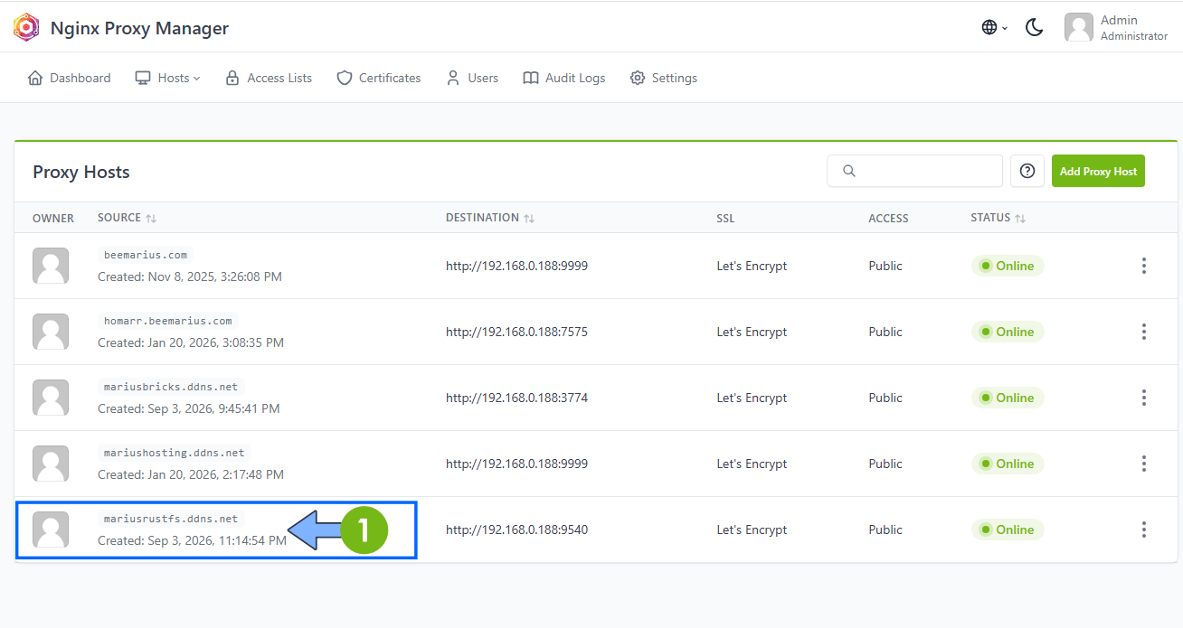 Formbricks UGREEN NAS Set up 11