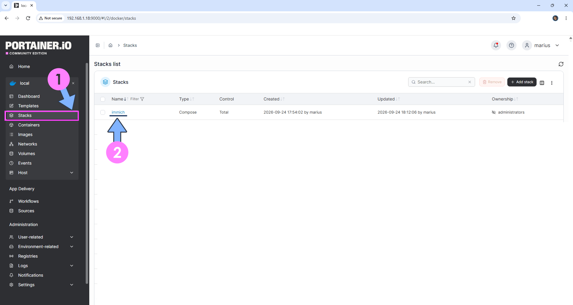 Immich External Library Synology UGREEN NAS Set up 1