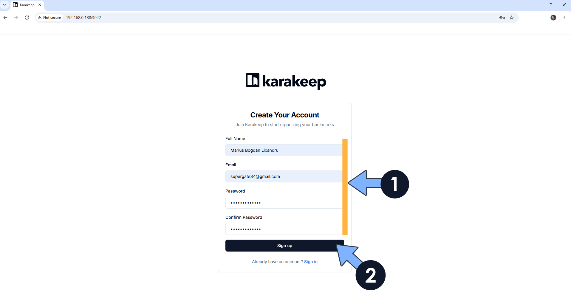 Karakeep UGREEN NAS Set up 6 new 2027