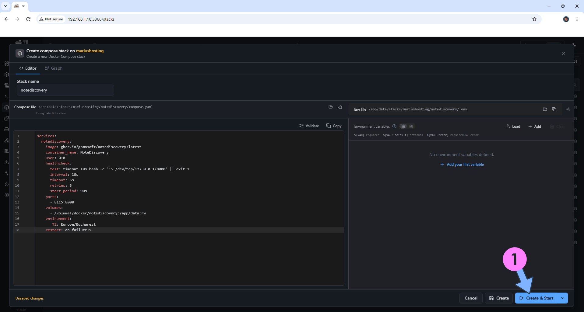 Move Containers From Portainer To Dockhand Synology and UGREEN NAS 7
