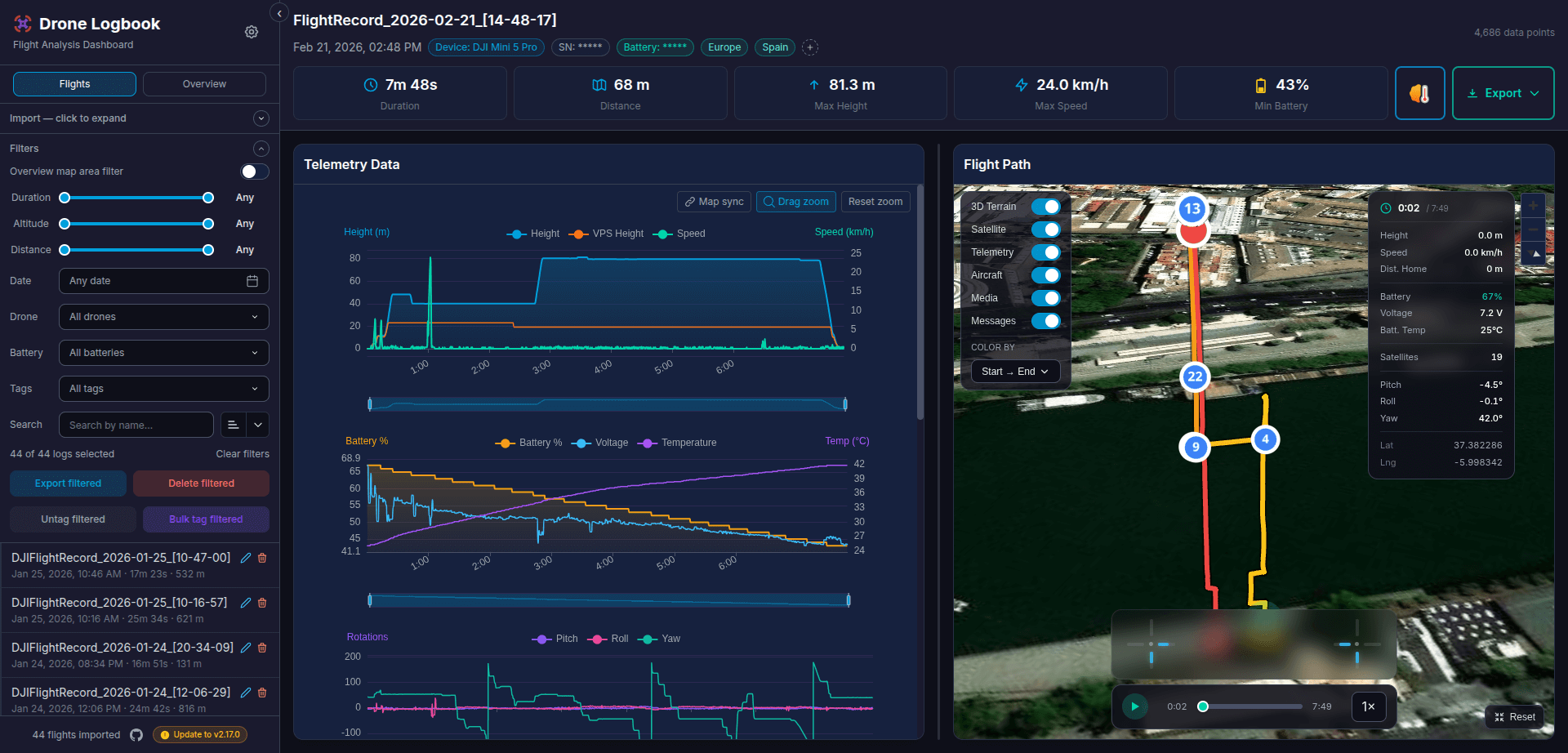Open Dronelog Asustor NAS Set up 7