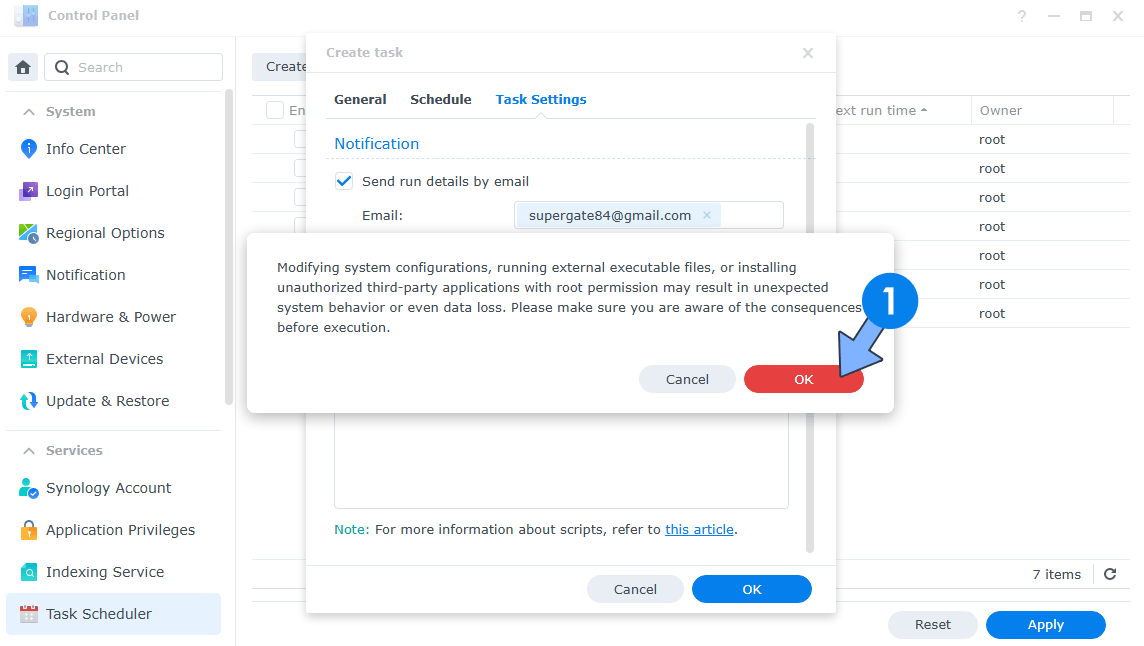 Synology Find group_add 2