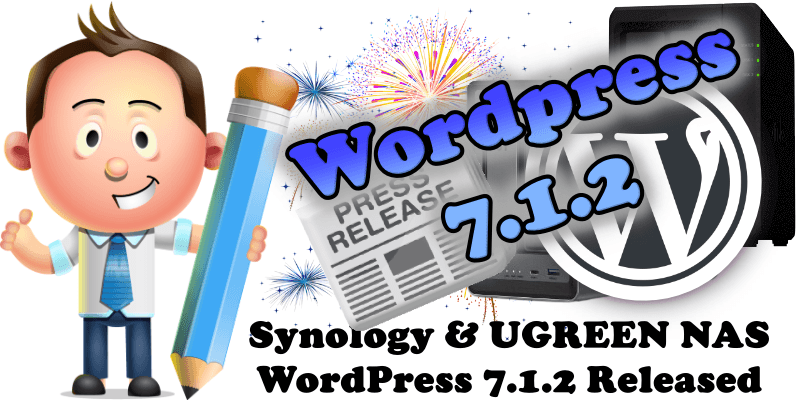 Synology & UGREEN NAS WordPress 7.1.2 Released
