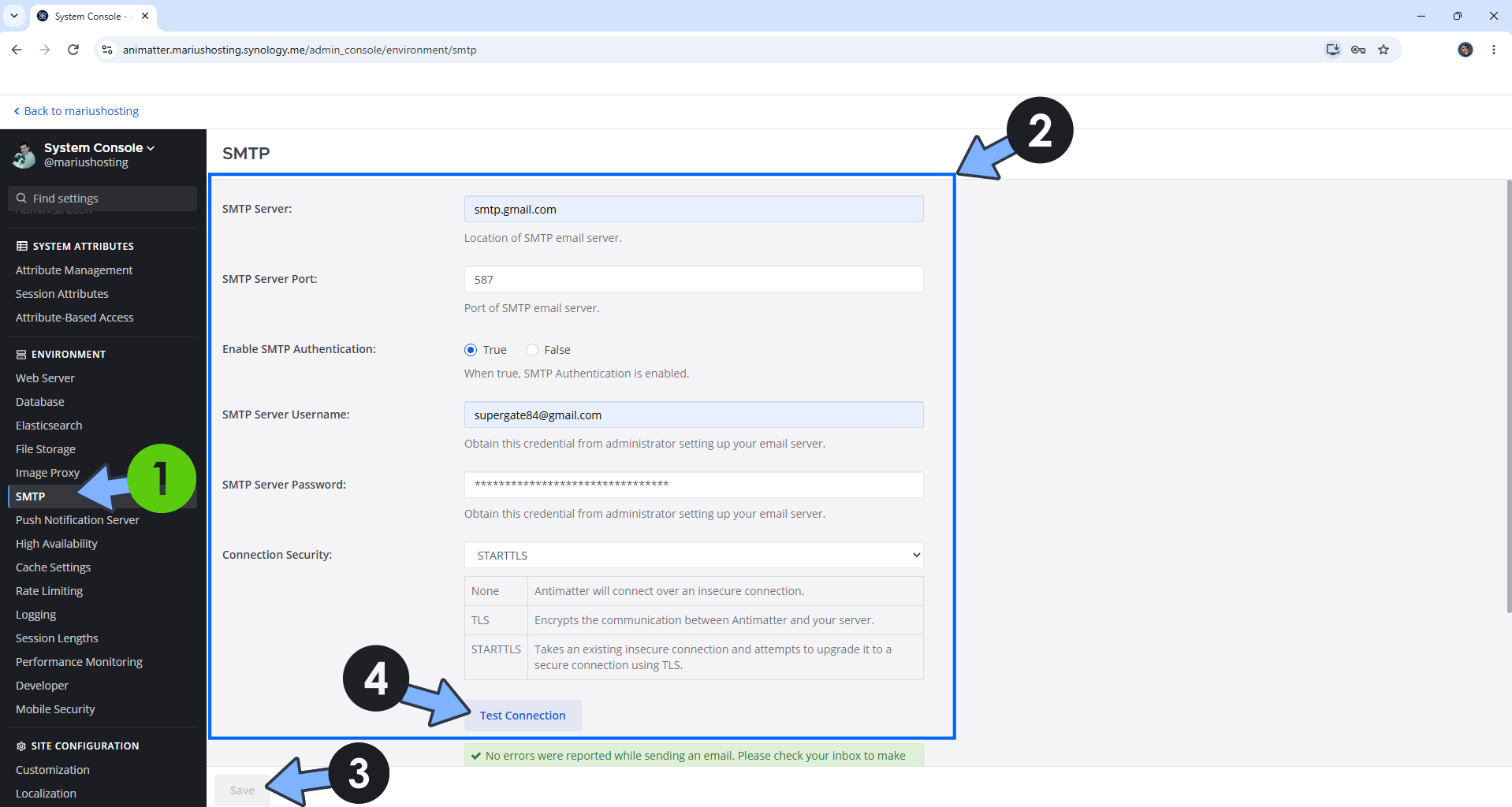 Antimatter Email Notification Set up 2