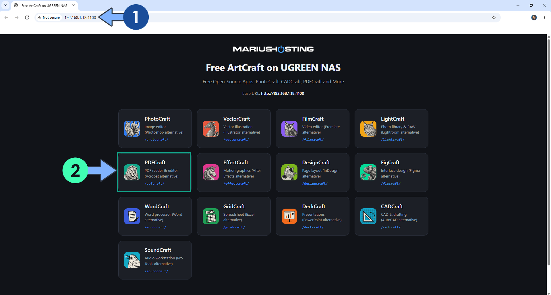 ArtCraft Apps UGREEN NAS Set up 10