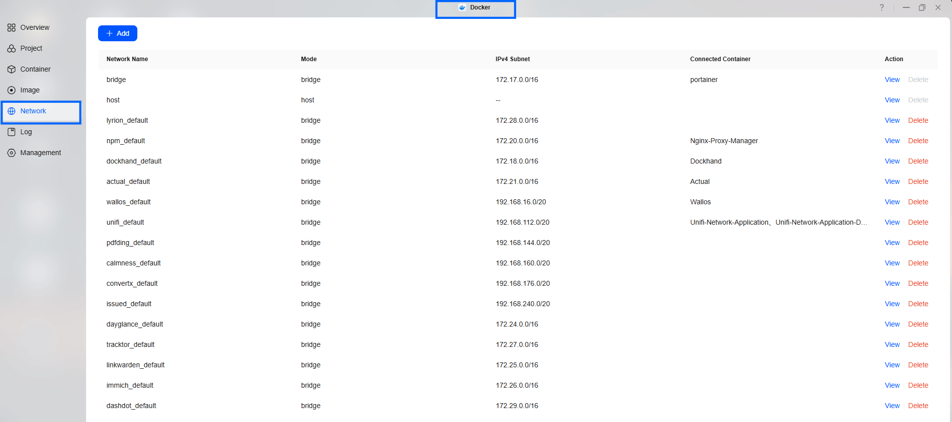 Docker UGREEN NAS Network 1