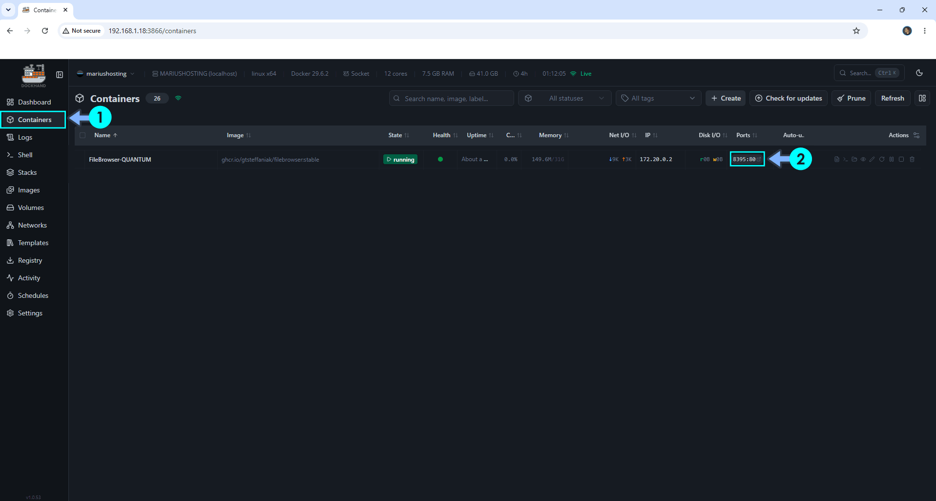 FileBrowser Quantum Synology NAS Set up 4