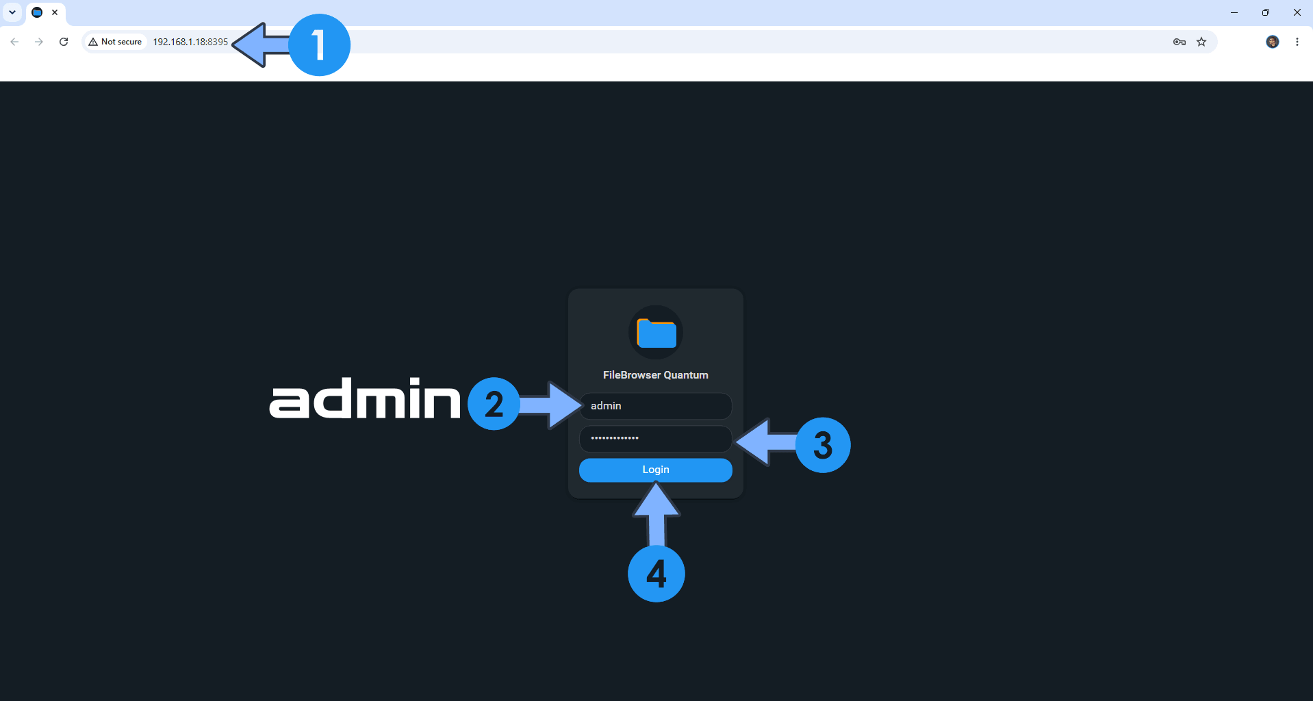 FileBrowser Quantum Synology NAS Set up 5