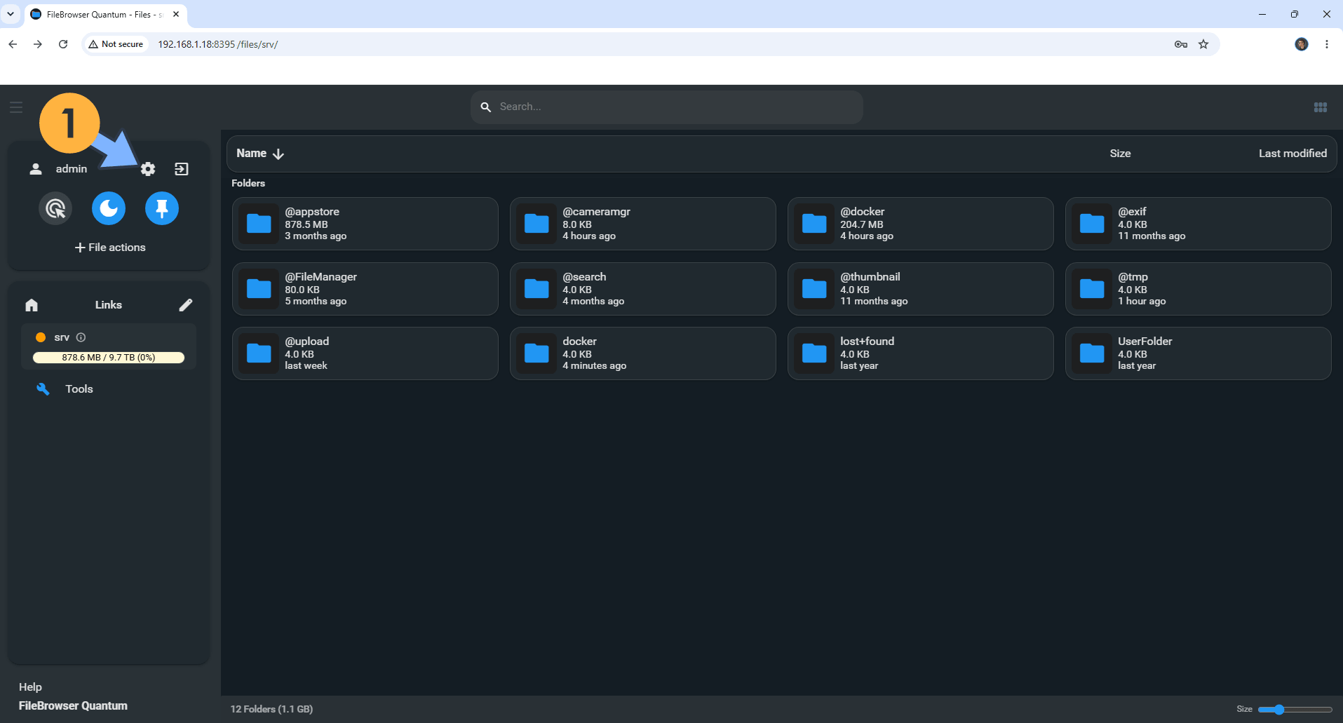 FileBrowser Quantum Synology NAS Set up 6